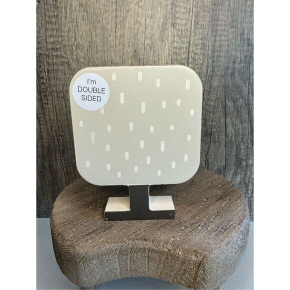 Wood Tree Home Decor Rustic Double Sided NEW FAST SHIP - Picture 1 of 6